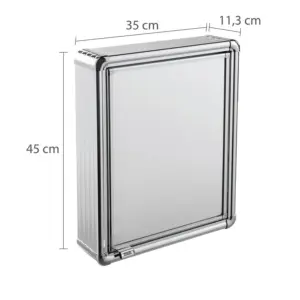 Armário de Plástico Brasília Plus 35 X 11,3 X 45cm - Imagem 1