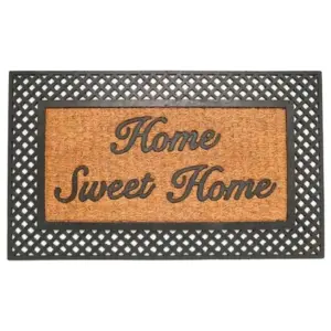 Tapete Fibra de Coco Home Kapazi Marrom