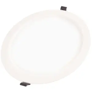 Plafon Led Redondo de Embutir Slim 1500 Lm 18 W Bivolt 6500 K Luz Branca - Tramontina - Imagem 1