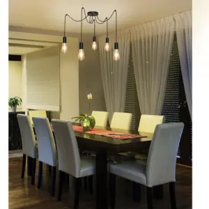 Pendente Taschibra Tears 5xe27 Preta - Imagem 3