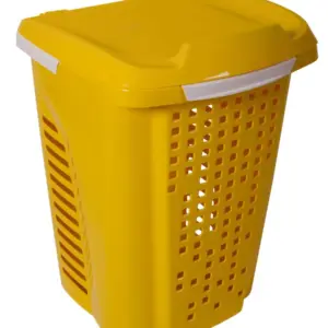Roupeiro Telado com Cesto Maracujá/ Branco 70l