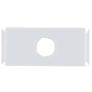 Tampo com 1 Furo 9,5mm Branco 46 X 20mm - Tramontina