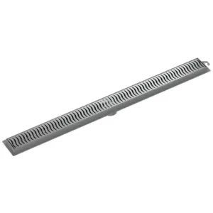 Ralo Linear com Grelha 70cm Cromada - Imagem 1