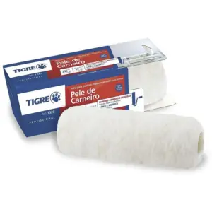 Rolo de Lã Pele Carn Tigre 1320 23cm Sem C - Imagem 1
