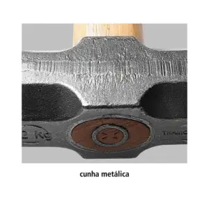 Marreta Oitavada 3000g Basic com Cabo de Madeira - Tramontina - Imagem 4