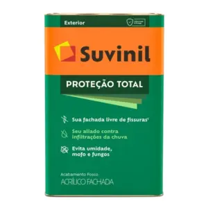 Tinta Acrílica Fachada Proteção Total Fosco Branco 18 Litros - Imagem 1