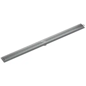 Ralo Linear com Grelha 90cm Cromada