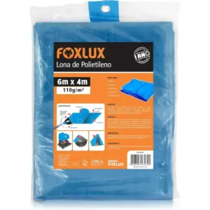 Famastil Lona de Polietileno Azul 6x4 - Imagem 1