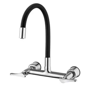 Misturador para Cozinha de Parede Flex Preto 1258 B27 - Imagem 1