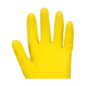 Luva Multiuso Látex Standard Amarelo com Forro - Pequena-volk-10.51.044.01-p - Imagem 4