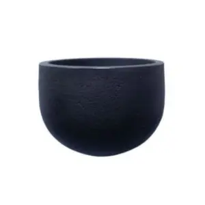 Vaso Rústico Redondo 33cm Grafite - Japi