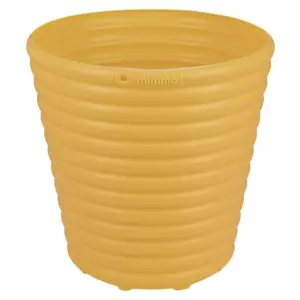 Cachepô Vaso Mimmo em Plástico Amarelo 5,5 L - Tramontina