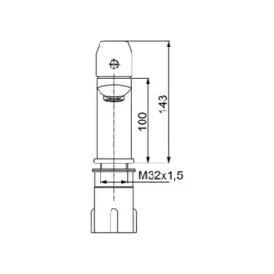 Torneira Monocomando Lavatório Lorenmix - Lorenzetti - Imagem 4