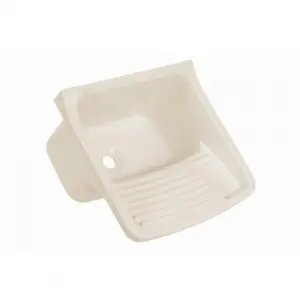 Tanque Plástico para Lavar Roupa 58x52x32 40,5l Bege - Imagem 1