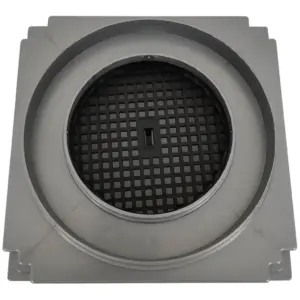 Ralo Oculto Invisível 15x15cm para Banheiro Astra Quadrado Plástico Cinza - Imagem 3