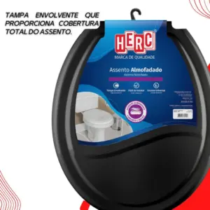 Assento Almofadado Preto - Herc - Imagem 9