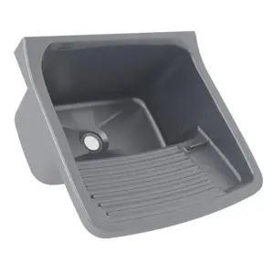 Tanque Plástico 47 X 43cm com 22l Prata