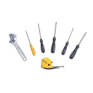 Kit de Ferramentas com Chaves de Fenda Chave Ajustável e Trena 7 Peças - Tramontina