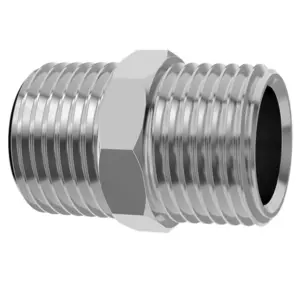 Niple Duplo 1/2 Cromado