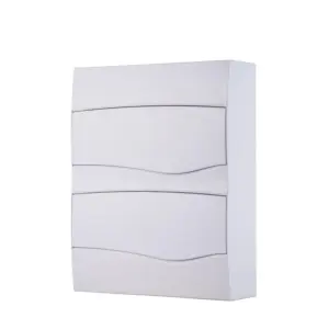 Quadro de Distribuição de Sobrepor 24 Din Ou 16 Nema com Porta Branca - Tramontina