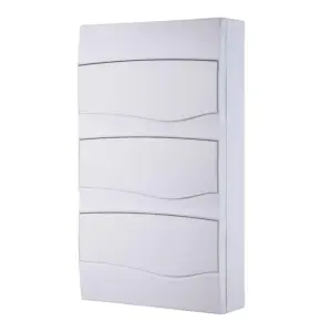 Quadro de Distribuição de Sobrepor 36 Din Ou 24 Nema com Porta Branca - Tramontina