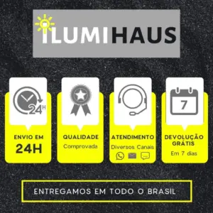 Led Painel Pop de Embutir Quadrado Avant 24w Bivolt, Quadrado, Branco - Imagem 6