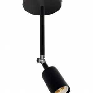 Plafon Pointer Preto 60w - Taschibra - Imagem 1