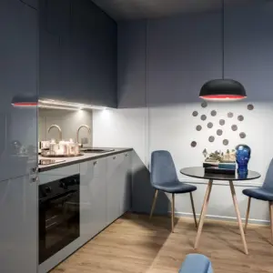 Pendente Taschibra Black Festival 1xe27 Preto F. + Vermelho - Imagem 3