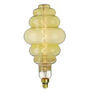 Lâmpada Led Filamento Giant Colmeia Autovolt Ambar