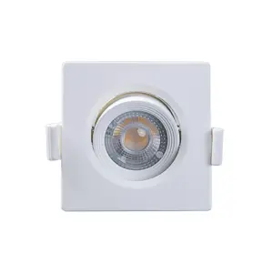 Spot Embutir Quadrado Alltop Led Mr11 3w 3000k 38º