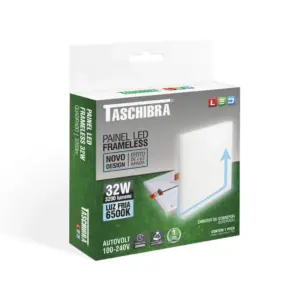 Painel Led Frameless 32w Quadrado 6500k - Imagem 11