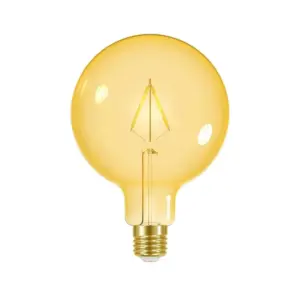 Lamp Led Filamento Vintage Globo G125  Autovolt âmbar