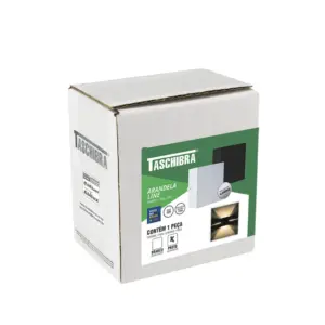 Arandela Taschibra Line 1xg9 Preto Fosco - Imagem 4