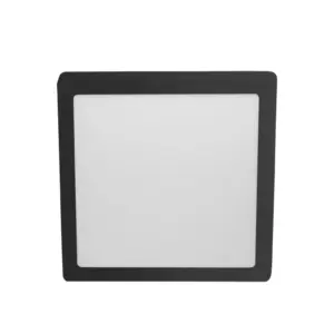 Painel Led 24w Lux Quadrado Sobrepor Preto 3000k - Imagem 3
