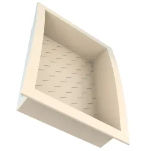 Nicho de Embutir em Plástico Injetado Max 460mm Bege - Imagem 3