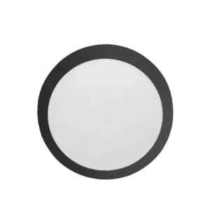 Painel Led 18w Lux Redondo Sobrepor Preto 6500k - Imagem 3