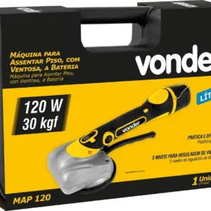 Máquina Assentar Piso Ventosa à Bateria 12v Map 120 Vonder - Imagem 6