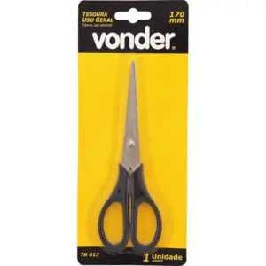 Tesoura Uso Geral Reta Tr-017 - Vonder - Imagem 1
