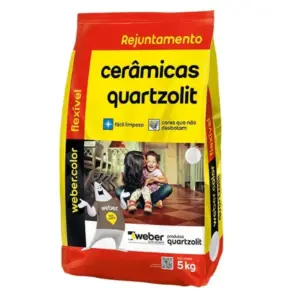 Rejunte Cerâmicas Marrom Café 5kg - Quartzolit