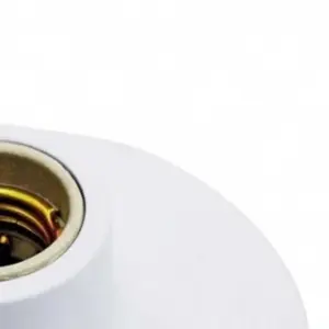 Plafon Porcelana Branco 100w - Taschibra - Imagem 3