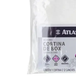 Cortina para Box Primafer 180x180 Bolhas Pr2701-2 - Imagem 4