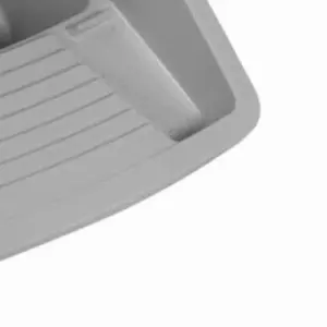 Tanque Plástico para Lavar Roupa 58x52x32 40,5l Cinza - Imagem 5
