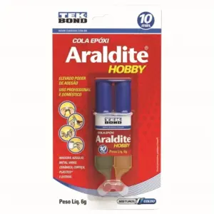 Cola Epóxi Araldite Hobby Seringa 6g