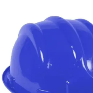 Capacete Segurança Aba Frontal Azul - Plastcor - Imagem 2
