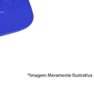Capacete Segurança Aba Frontal Azul - Plastcor - Imagem 5