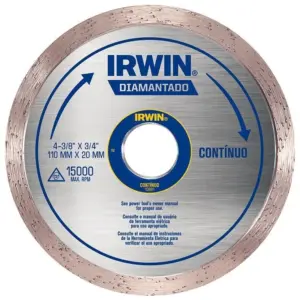 Disco Diamantado Irwin Liso 110mm Blister - Irwin