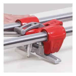 Cortador de Piso Manual Mega 155 Cinza e Vermelho - Imagem 4