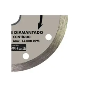 Disco de Corte Diamantado Contínuo 110mm - Cortag - Imagem 5