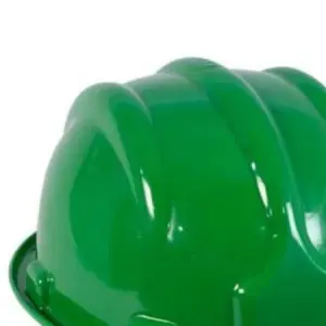 Capacete Segurança Aba Frontal Verde - Plastcor - Imagem 2