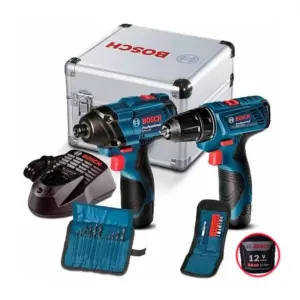 Kit Chave de Impacto Gdr 120-li e Parafusadeira Gsr 120-li com Maleta de Alumínio - Bosch - Imagem 2